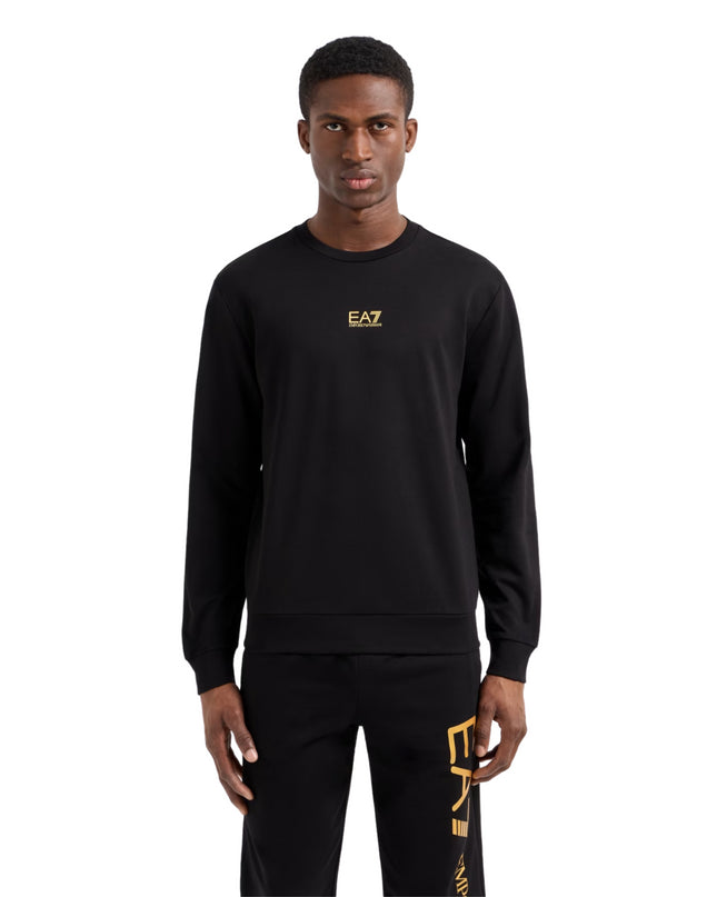 Felpa girocollo uomo EA7 Core Identity in cotone