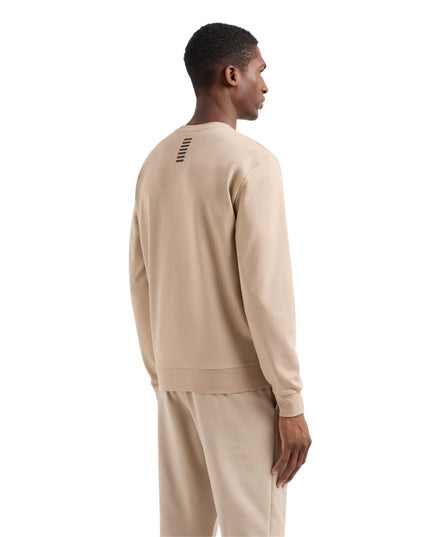 Felpa girocollo uomo EA7 Core Identity in cotone