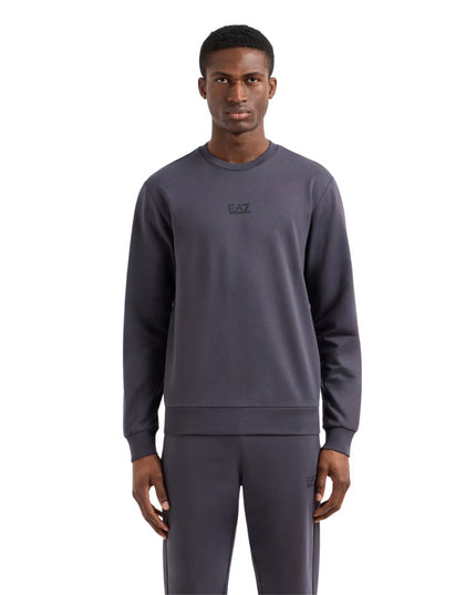 Felpa girocollo uomo EA7 Core Identity in cotone