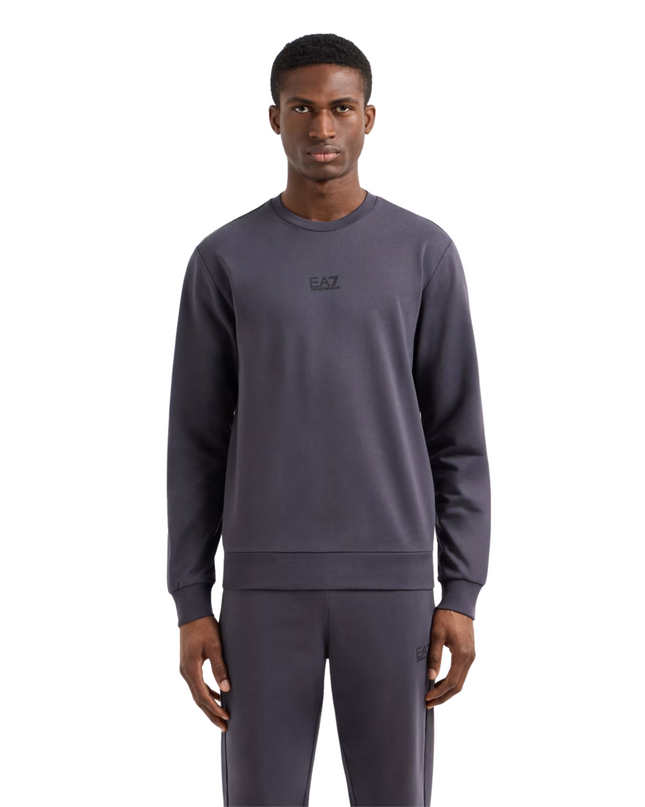 Felpa girocollo uomo EA7 Core Identity in cotone