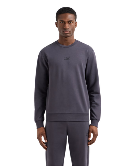 Felpa girocollo uomo EA7 Core Identity in cotone