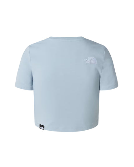 The North Face T-shirt Essential Cropped Donna Grigio