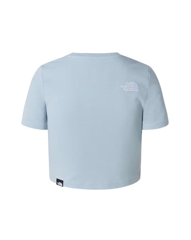 The North Face T-shirt Essential Cropped Donna Grigio