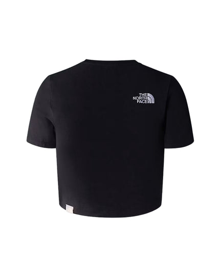 The North Face T-shirt Essential Cropped Donna Nero