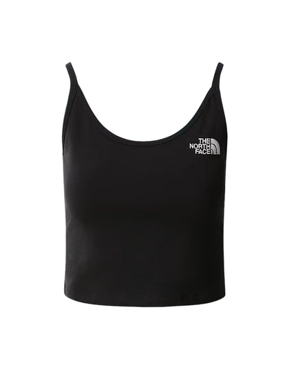 The North Face Top Slim Crop Donna Nero
