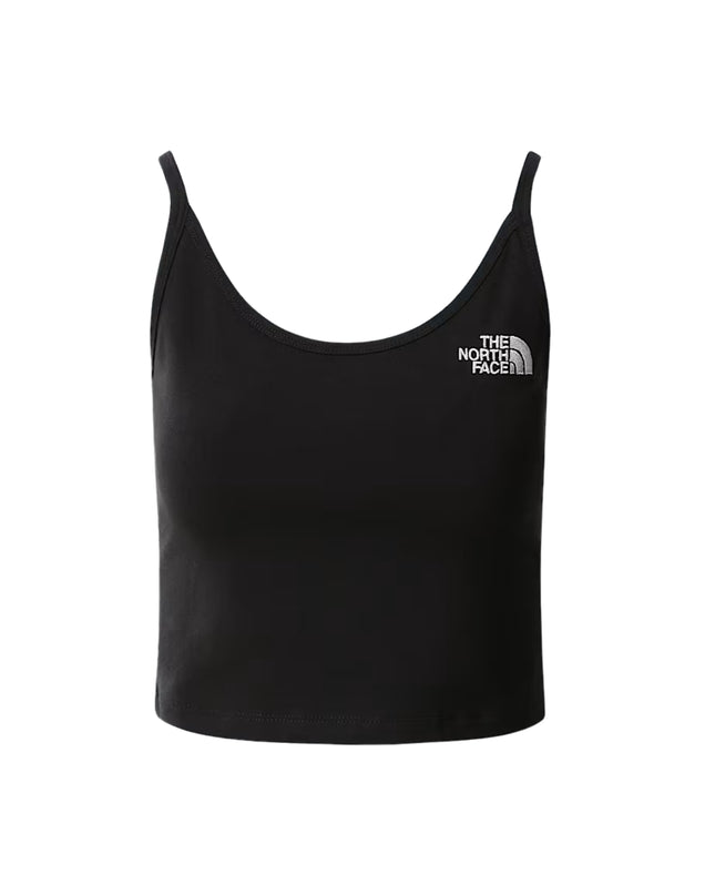 The North Face Top Slim Crop Donna Nero