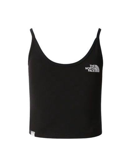 The North Face Top Slim Crop Donna Nero