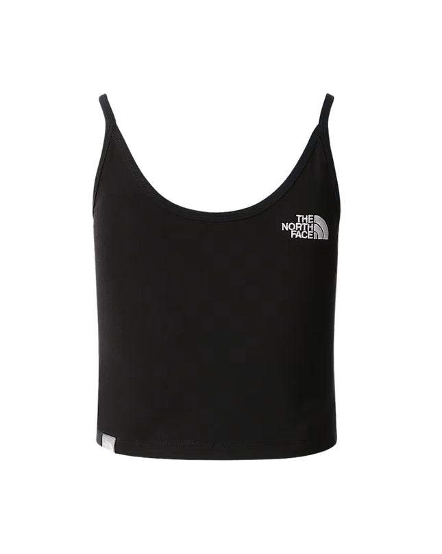 The North Face Top Slim Crop Donna Nero