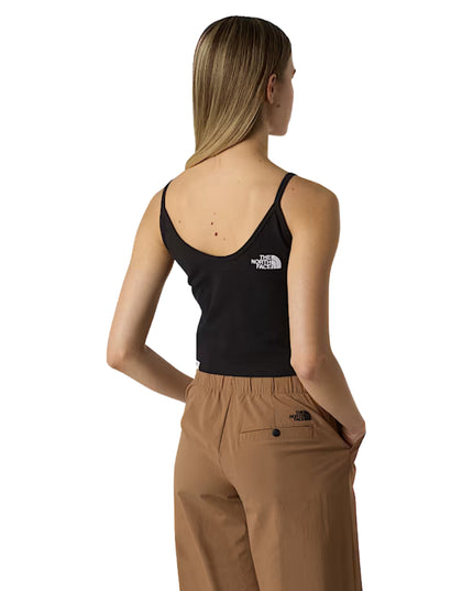 The North Face Top Slim Crop Donna Nero