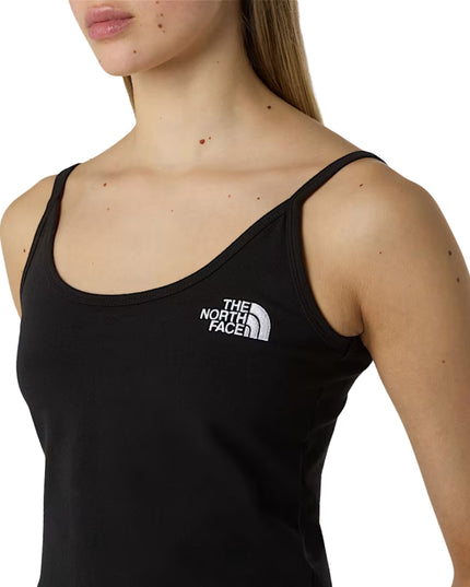 The North Face Top Slim Crop Donna Nero