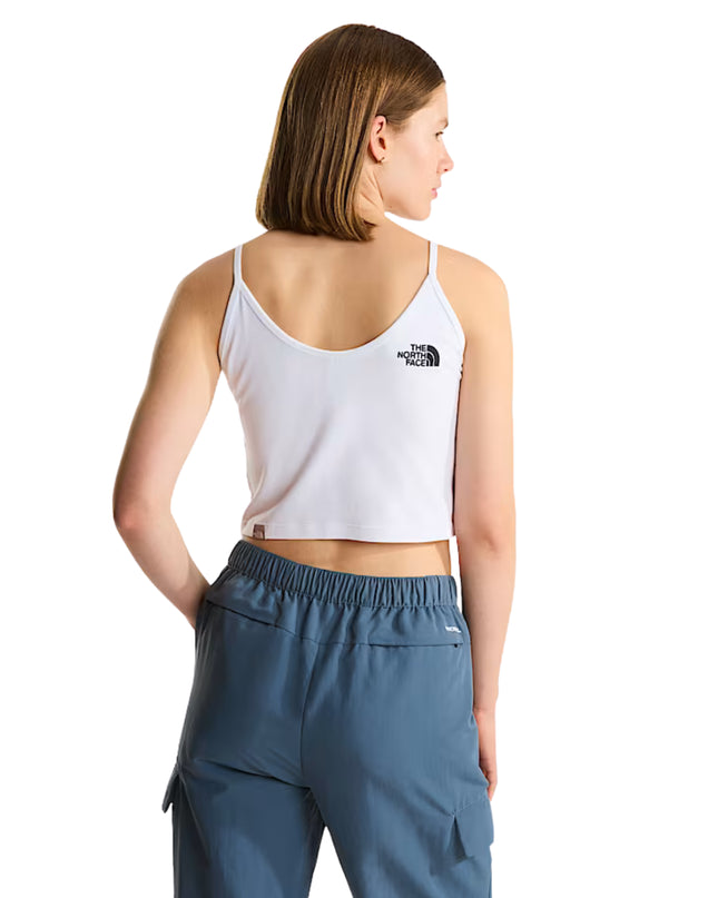 The North Face Top Slim Crop Donna Bianco