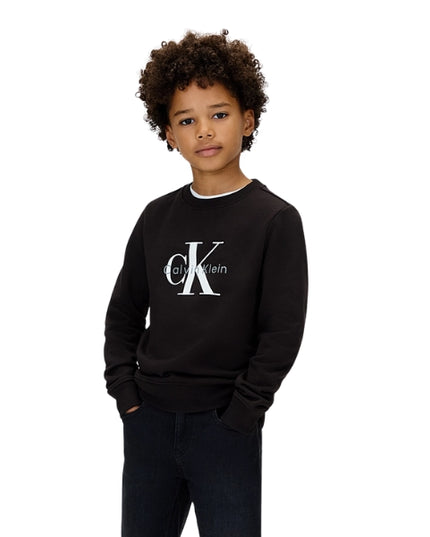 Calvin Klein Felpa Junior Bambino Black IU0IU00714