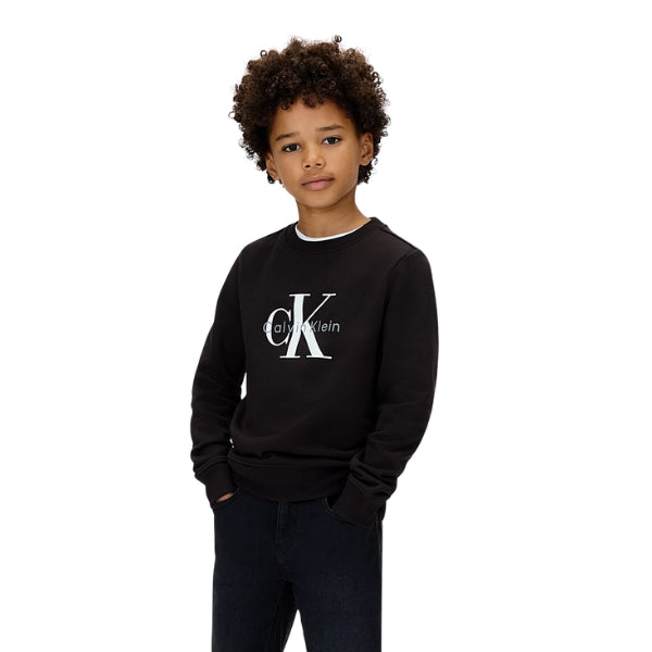 Calvin Klein Felpa Junior Bambino Black IU0IU00714