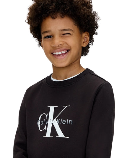 Calvin Klein Felpa Junior Bambino Black IU0IU00714
