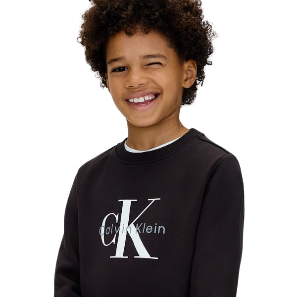 Calvin Klein Felpa Junior Bambino Black IU0IU00714