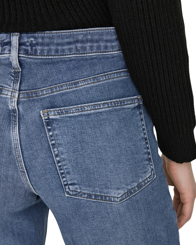 Only Onlmadison Jeans Donna Vita alta Wide Leg Fit Blu