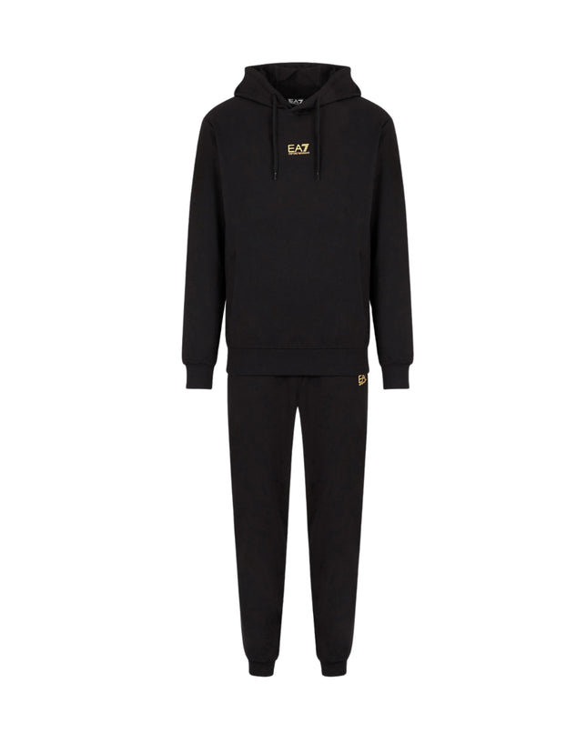 EA7 Tuta Core Identity Uomo Nero