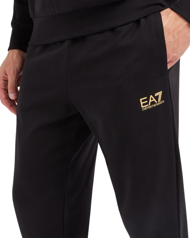 EA7 Tuta Core Identity Uomo Nero