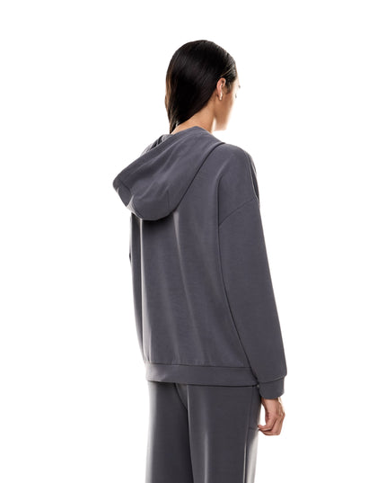 EA7 Felpa Core Lady Donna Grigio