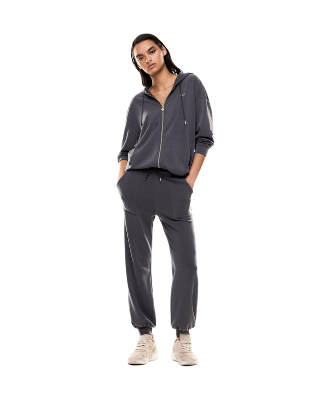 EA7 Felpa Core Lady Donna Grigio