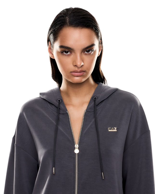 EA7 Felpa Core Lady Donna Grigio