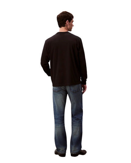 Calvin Klein T-shirt con Monogramma Uomo Nero