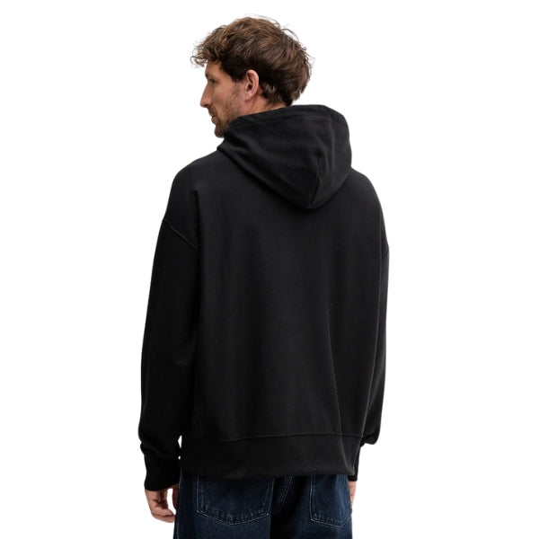 Calvin Klein Felpa Uomo con Cappuccio Black LV04RC278G