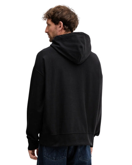 Calvin Klein Felpa Uomo con Cappuccio Black LV04RC278G