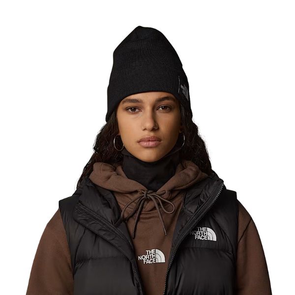 The North Face Berretto In Tessuto Riciclato Nero