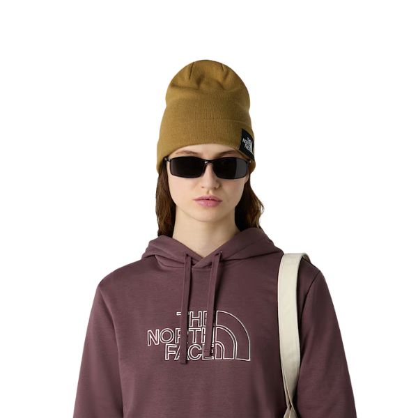 The North Face Berretto In Tessuto Riciclato Marrone