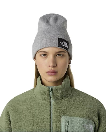 The North Face Berretto In Tessuto Riciclato Grigio