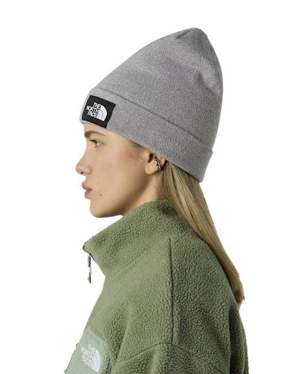 The North Face Berretto In Tessuto Riciclato Grigio