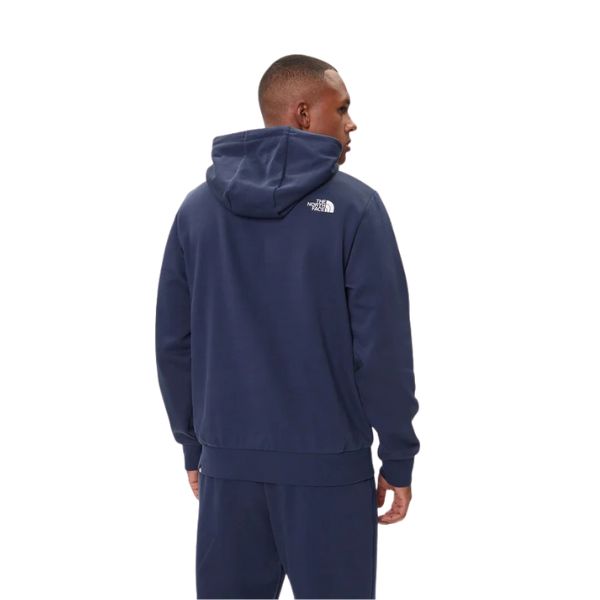 The North Face Felpa Simple Dome Con Cappuccio Uomo Blu