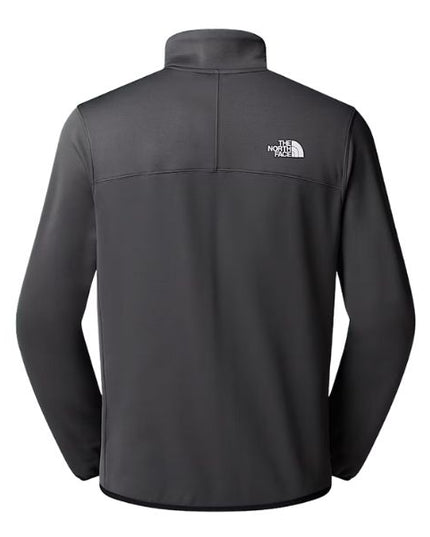 The North Face Pile Con Cerniera Integrale Grigio