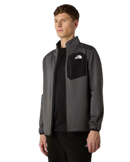 The North Face Pile Con Cerniera Integrale Grigio