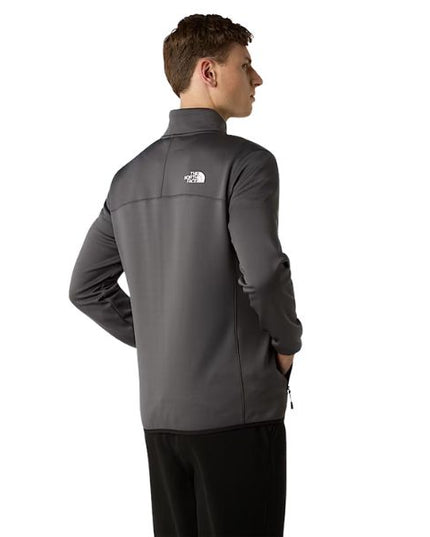 The North Face Pile Con Cerniera Integrale Grigio