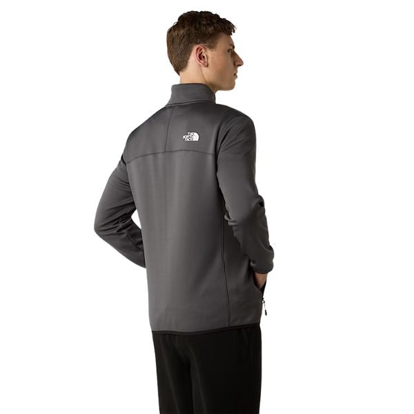 The North Face Pile Con Cerniera Integrale Grigio