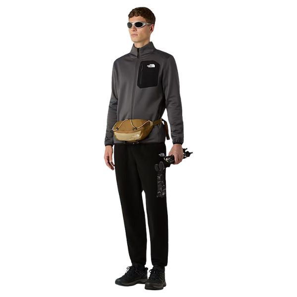 The North Face Pile Con Cerniera Integrale Grigio