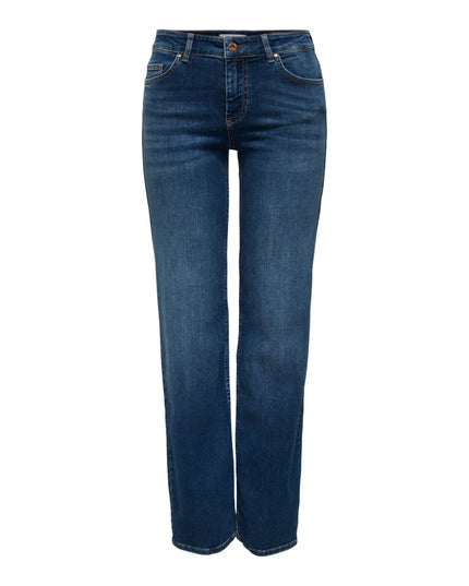 Only Onlblush Jeans Donna Vita Media Straight Fit Blu