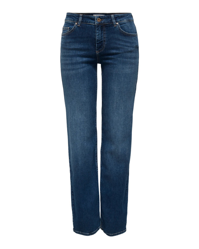 Only Onlblush Jeans Donna Vita Media Straight Fit Blu
