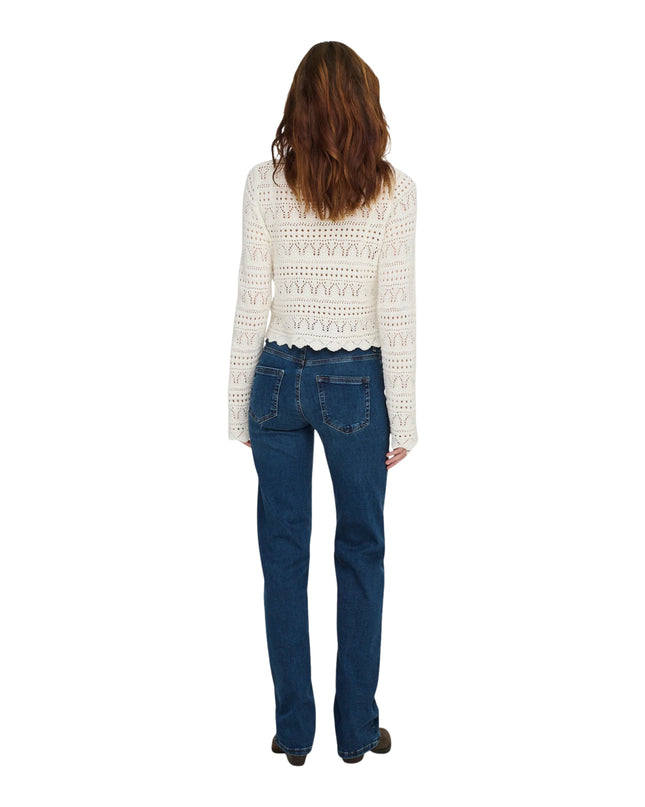 Only Onlblush Jeans Donna Vita Media Straight Fit Blu