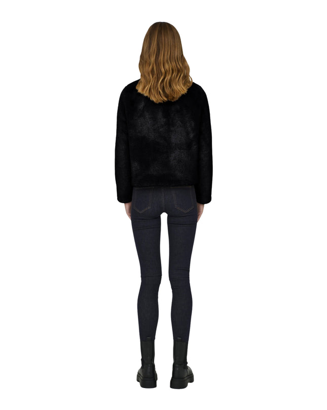 Only Onlnewvida Giacca Donna Ecopelliccia Nero