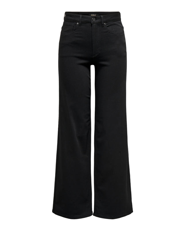 Only Onlmadison Jeans Donna Vita alta Nero