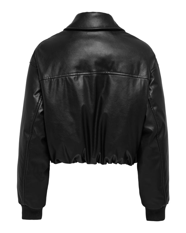 Only Onlmarie Giacca Donna Ecopelle Nero