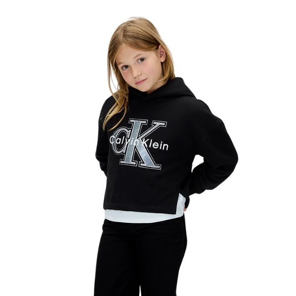 Calvin Klein Felpa Junior Bambina Black IG0IG03018