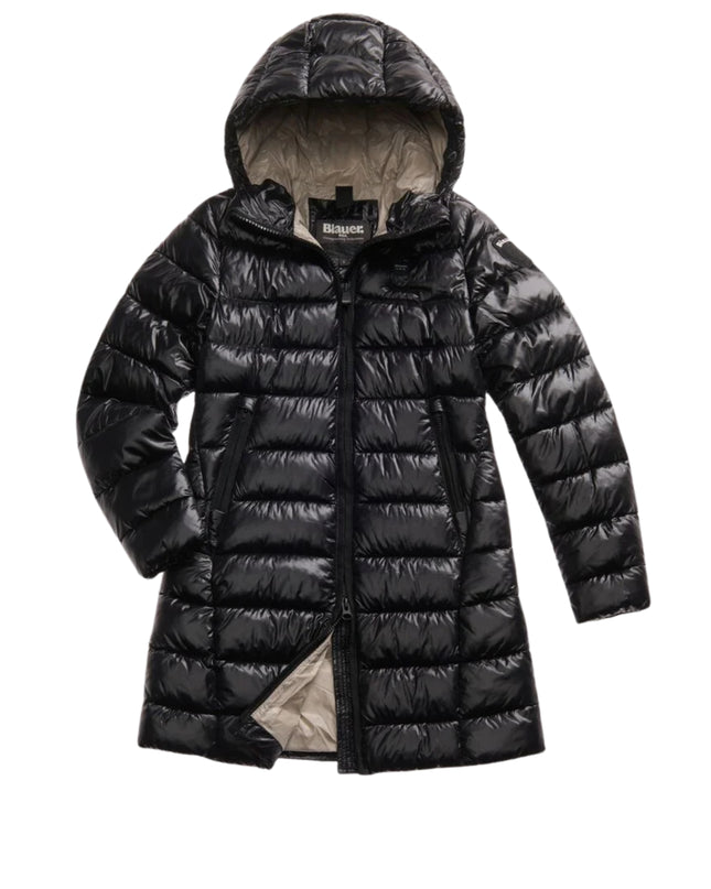 Blauer Adelaide impermiabile trench lungo