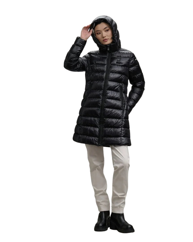 Blauer Adelaide impermiabile trench lungo