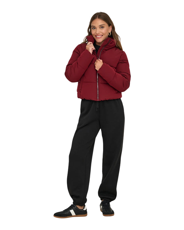 Only Onldolly Giacca Donna Piumino Bordeaux