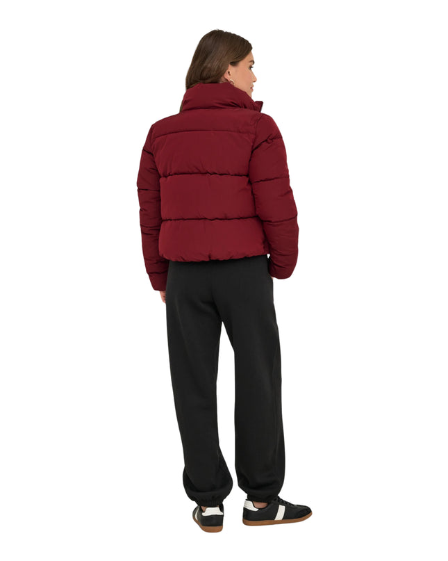 Only Onldolly Giacca Donna Piumino Bordeaux