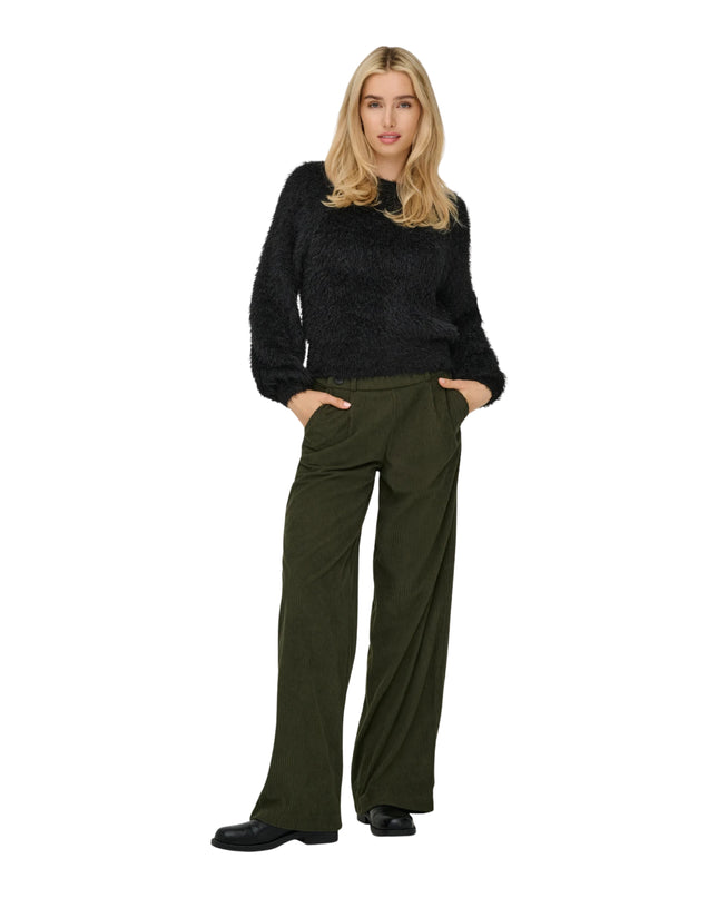 Only Onllulu Maglia Donna Pullover Nero